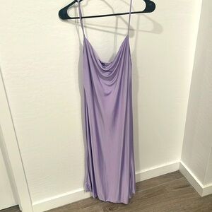 Long lavender large dress